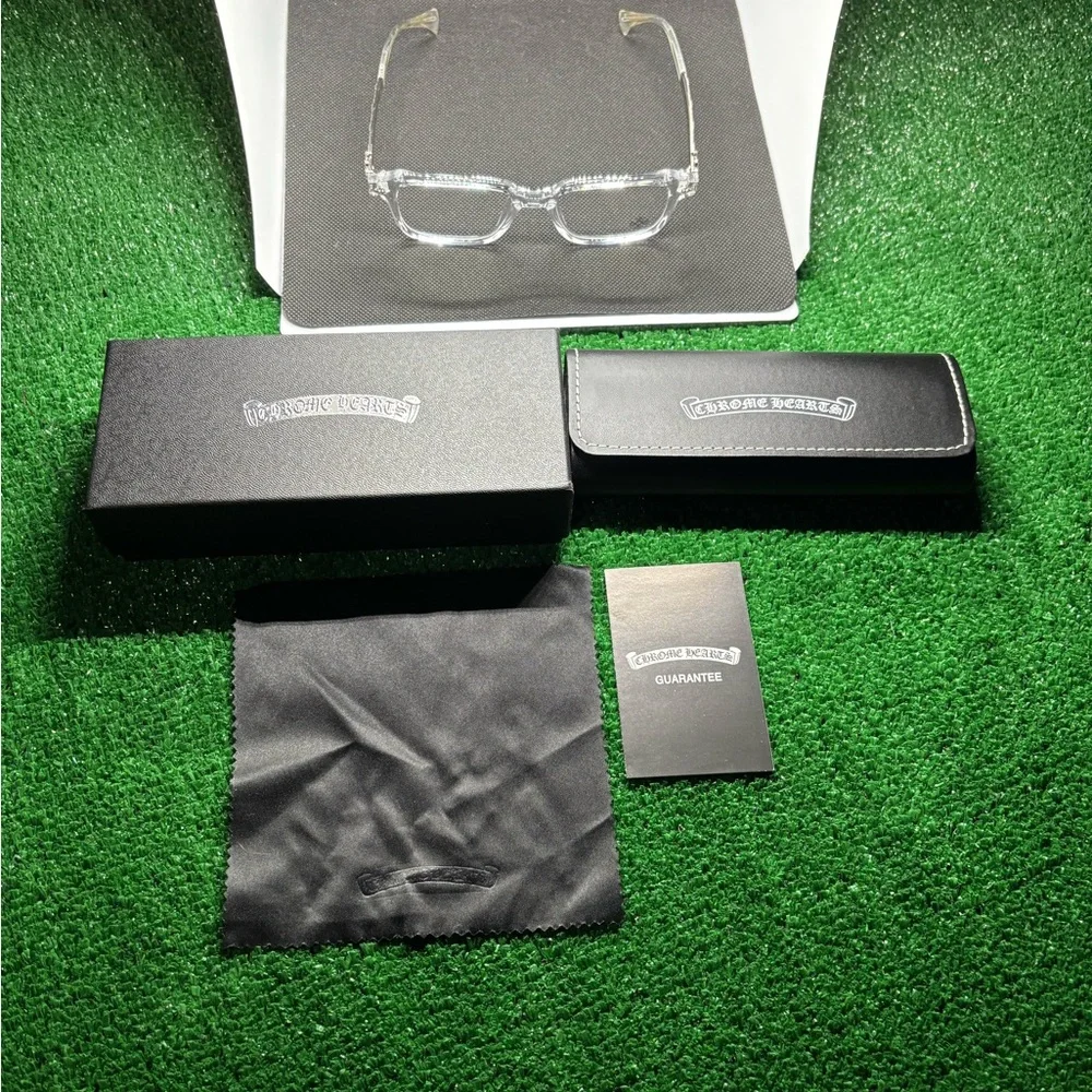 Chrome Hearts Transparent Frame Glasses - Picture 6 of 6